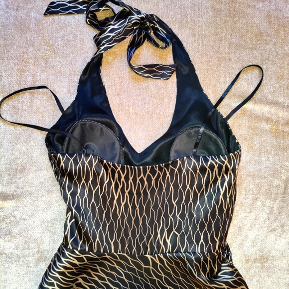 Laundry by Shelli Segal Silk Halter Dress - Size 2 - Picture 3 of 16